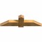 Ekena Millwork Eugene Rough Sawn Timber Gable Bracket, Western Red Cedar, 48"W x 14"H x 4"D x 6"F, 7/12 Pitch GBW048X14X0406EUG00RWR - alternate 3